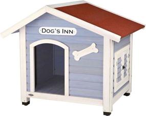 img 4 attached to 🏠 TRIXIE Pet Products Blue Dog House for Medium Dogs - Dog's Inn (39513)