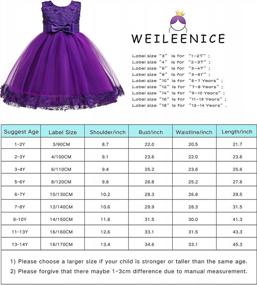 img 3 attached to Stun At Any Event With Weileenice'S Flower Lace A-Line Dresses For Girls - Perfect For Weddings, Pageants, And Birthdays!