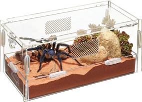 img 4 attached to 🏞️ Zilla Micro Habitat Terrariums: Secure Locking Latch, Perfect for Terrestrial Pets (Small)