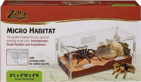 img 3 attached to 🏞️ Zilla Micro Habitat Terrariums: Secure Locking Latch, Perfect for Terrestrial Pets (Small)