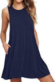 img 4 attached to 👗 BISHUIGE Sleeveless Summer Dresses: Stay Stylish in Pleated Women's Clothing - Ideal for Swimsuits & Cover Ups