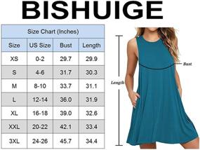 img 2 attached to 👗 BISHUIGE Sleeveless Summer Dresses: Stay Stylish in Pleated Women's Clothing - Ideal for Swimsuits & Cover Ups