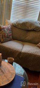 img 6 attached to Protect Your Furniture & Transform Your Space With A Reversible Loveseat Cover - Anti-Slip, Water Resistant And Fits Up To 54 Inches!