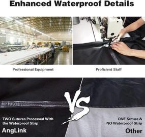 img 1 attached to 🏍️ Waterproof 210T Oxford Motorcycle Cover - All Weather Outdoor Protection for XXL Motorcycles (104 inches) - Honda, Yamaha, Suzuki, Harley and More