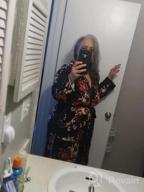img 1 attached to Comfortable & Chic: Cotton Kimono Robes For Plus Size Women - Knee-Length Sleep & Lounge Wear review by Kazuki Vong