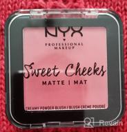 img 2 attached to NYX professional makeup Pressed Blush Sweet Cheeks Creamy Powder Matte, 11 Silence Is Golden review by Ada Zieleniewska ᠌
