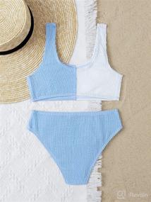 img 3 attached to Romwe Girls Swimsuit Bikini Bathing Apparel & Accessories Baby Boys in Clothing