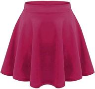 loxdonz casual stretch flared pleated girls' clothing : skirts & skorts логотип