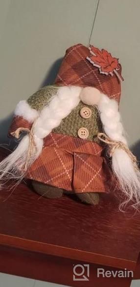 img 1 attached to USA Patriotic Gnomes Farmhouse Home Decor - 2022 Christmas Winter Tomte Swedish Design - Ideal Gifts For Men And Women For 4Th Of July And Memorial Day Decorations - Lovinland review by Jennifer Christensen