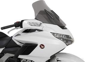 img 1 attached to 🏍️ Enhance Your Ride with Show Chrome Accessories 20-522T Honda Goldwing GT-Euro Sport Windshield