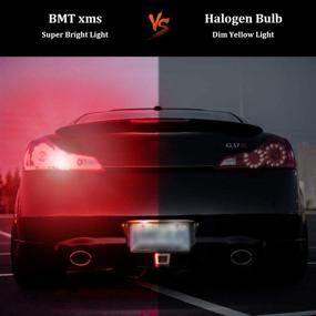 img 1 attached to 🚗 Enhance Your Car's Lighting with 194 LED Bulbs Red T10 2825 W5W 168 Light Bulbs Red 3020 3SMD LED Car Bulbs