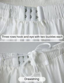 img 2 attached to Girls 100% Cotton Crinoline Underskirt Hoop Petticoat For Flower Dress Slips - Light Ivory (BEAUTELICATE)