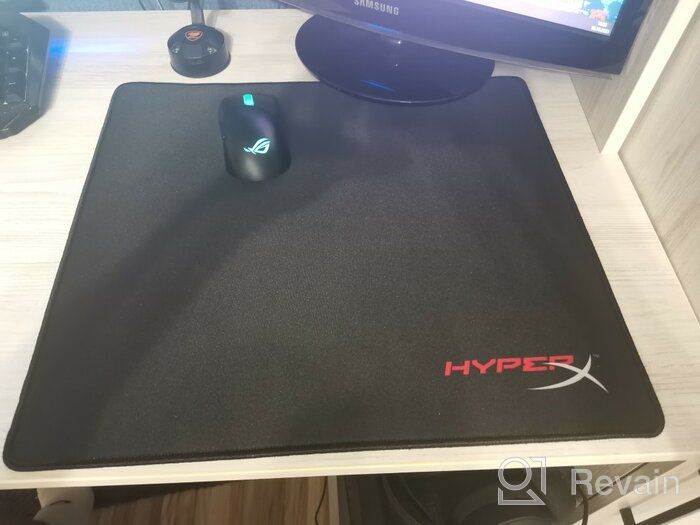 img 1 attached to 🖱️ HyperX FURY S - Pro Gaming Mouse Pad: Precision-Optimized Cloth Surface with Anti-Fray Edges - Large Size review by Eunu Cha ᠌