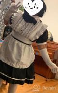img 1 attached to Plus Size Anime Maid Costume With Cat Ears, Apron, And Cosplay Dress For Halloween - GRAJTCIN Women'S review by Melanie Jones