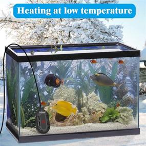 img 2 attached to 🐠 Petbank 25W/50W/100W/150W Aquarium Heater with Remote Control and LED Display - Ideal for 2-30 Gallon Fish Tanks