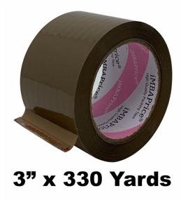 img 3 attached to Premium Packaging Tape - 6 Rolls Of 330 Ft (110 Yards) 3-Inch Wide Brown/Tan Color Shipping Tape By IMBAPrice