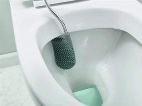 img 1 attached to Joseph Joseph Toilet Brush Set - White/Grey (2 Pack): Efficient Cleaning Solution