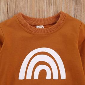 img 2 attached to New Baby Boys Girls Cute Letter Sweater Autumn Winter Casual Loose Long Sleeve Sweatshirt Top