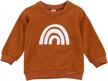 new baby boys girls cute letter sweater autumn winter casual loose long sleeve sweatshirt top logo