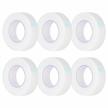 breathable eyelash extension tape - kirecoo 6 rolls pe lash tape adhesive for eyelash extensions, eyelash extension supplies - transparent, 9 m/10 yard per roll logo