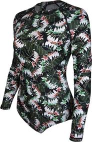 img 4 attached to 👙 Vibrant ALLEZ Printed Swimsuit: Stylish Multicolored Swimwear for Women - Swimsuits & Cover Ups