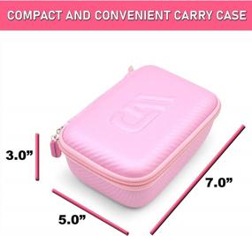 img 3 attached to Pink Travel Case Bag For Asthma Inhaler, Masks And Spacer - Secure And Convenient Storage Solution