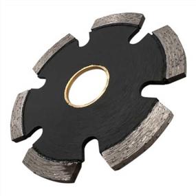 img 1 attached to 3" Rodding Groove Blade For Granite, Quartz, Quartzite, Marble Or Natural/Engineered Stone, 1/8" Segment Width, Wet Or Dry, 7/8"-5/8" Arbor