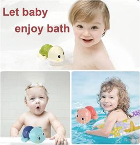 img 3 attached to 🛁 Bath Toys for Toddlers 1-3: Fun Floating Wind-up Toys for 1-4 Year Old Girls and Boys – Perfect Gifts for Bathtub, Shower, Beach, and Pool Fun!