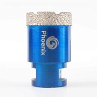 precision diamond core drill bit set for tile, marble, and brick: 1-1/2 inch vacuum brazed hole saw by raizi logo