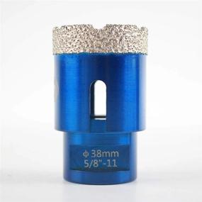 img 3 attached to Precision Diamond Core Drill Bit Set For Tile, Marble, And Brick: 1-1/2 Inch Vacuum Brazed Hole Saw By Raizi