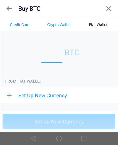 Buy BTC