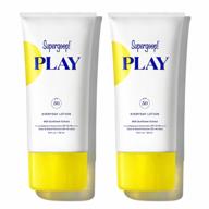 pack of 2 supergoop! play everyday spf 50 lotions, each 5.5 fl oz to protect your skin logo