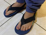 img 1 attached to 🌊 Boys' Little Waves Flops Strap Sandals - Stylish and Comfortable Footwear review by Doug Nelson