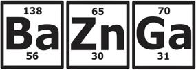 img 2 attached to 🔬 Bazinga - Vinyl Decal Featuring Periodic Table Elements - Inspired by Big Bang Theory