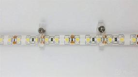 img 1 attached to 100 Pack LED Strip Light Mounting Brackets with Screws - Ideal for 8mm Wide IP65 Waterproof Strip Lights