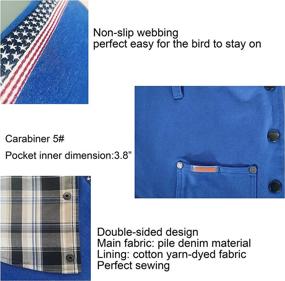 img 2 attached to 🐦 VANFAVORI Bird Shoulder Protector Cape: Shielding Parrots from Scratches, Droppings & More