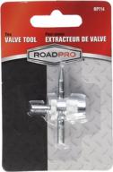 efficient and versatile roadpro rp714 4-way tire valve tool - a must-have for every vehicle owner! logo