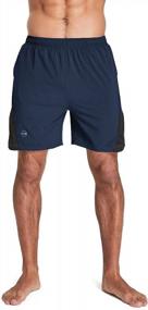 img 3 attached to Stay Comfortable And Organized With Jimilaka Men'S 7'' Quick Dry Athletic Shorts With Zip Pocket For Running And Gym