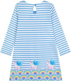 img 3 attached to Quedoris Printed Sleeve Casual Girls' Clothing Dresses - Lollipop Theme