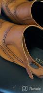 картинка 1 прикреплена к отзыву 💼 Premium Quality FRASOICUS Wingtip Leather Shoes for Men - Size 10 от Richard Gilbert