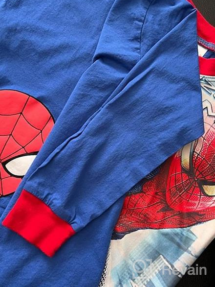 img 1 attached to 🕷️ N‘aix Spiderman Kids Pajamas Set 2-7T, Cotton Sleepwear for Little Boys, Children's PJS review by Luis Mercado