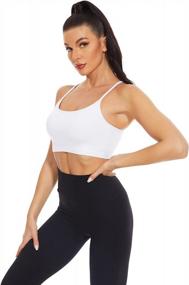 img 4 attached to Get Ultimate Comfort And Support With DYLH Sports Bra For Women - Buy Now!