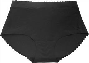 img 3 attached to Padded Panties Butt Lifter High Waist Polyester Lace Seamless Breathable Butt Enhancer Underwear