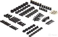 ultimate black motorcycle fairing bolt kit: honda cbr600rr 2003-2004 body screws, fasteners & hardware логотип