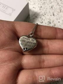 img 6 attached to 📸 925 Sterling Silver Picture Necklace for Sisters - Custom Personalized Locket Pendant Jewelry Gift of Friendship, Memories, and Sisterhood, Ideal for Best Friends