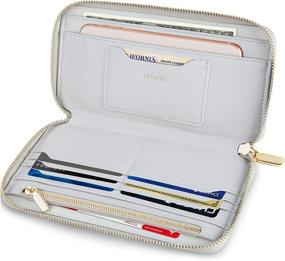 img 4 attached to SERMAN BRANDS Classic Wallets Blocking Women's Handbags & Wallets - Wallets