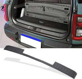 img 4 attached to 🛡️ 2021 2022 Bronco Sport Rear Bumper Protector: YEE PIN Bronco Sport Accessories Gear Bumper Guards Pad for 2021 2022 Bronco Sport Bumper Rear Bumper Guards Cover Trim (CX430 4-Door)