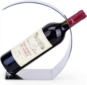 img 1 attached to Creative European Stainless Steel Wine Shelf - CdyBox Household Bottle Rack