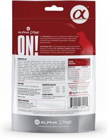 img 3 attached to Alpha Dog ON! Soft Chew Dog Multivitamin: Boost Aging & Cognitive Health in Dogs with All-in-One Nootropic, Antioxidant, Vitamin & Mineral Supplement (All Canine Life Stages & Breeds)