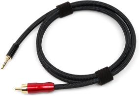 img 1 attached to 3Ft Micca High-Quality Digital Coaxial Audio Cable - 1/8 Inch To RCA Connector, Polarity: Tip For Signal, Sleeve For Ground